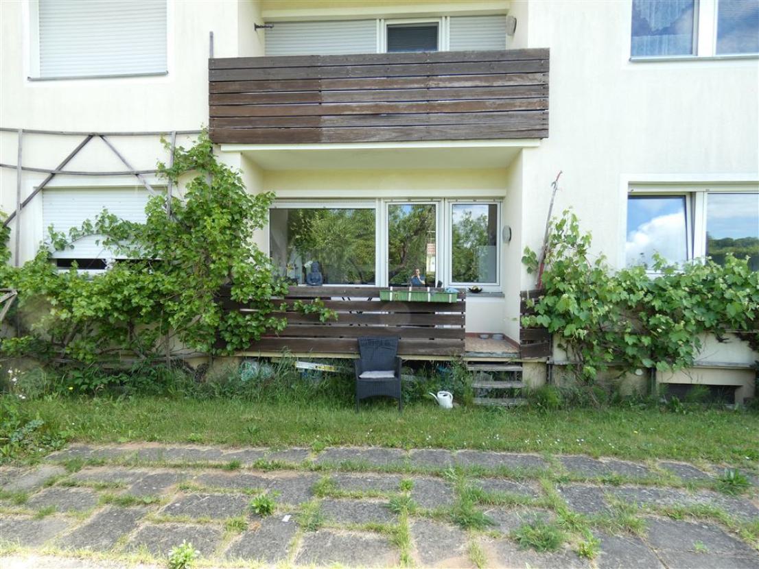 Blick auf den Balkon