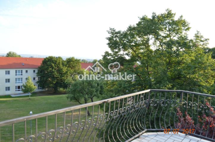 Balkon Sicht nach Südsüdwest