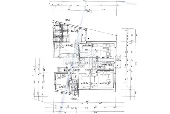 Grundriss EG 3Familienhaus