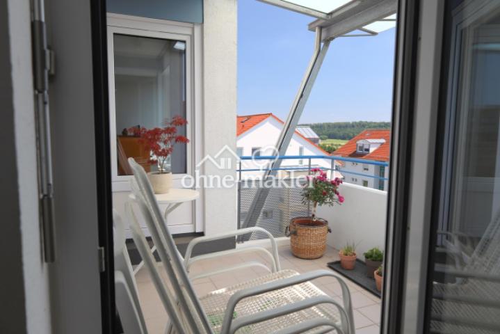 Überdachter Balkon