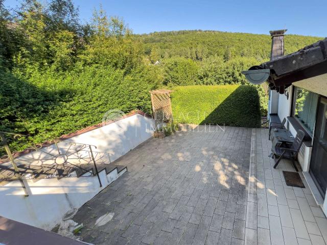 Terrasse am Wohnbereich