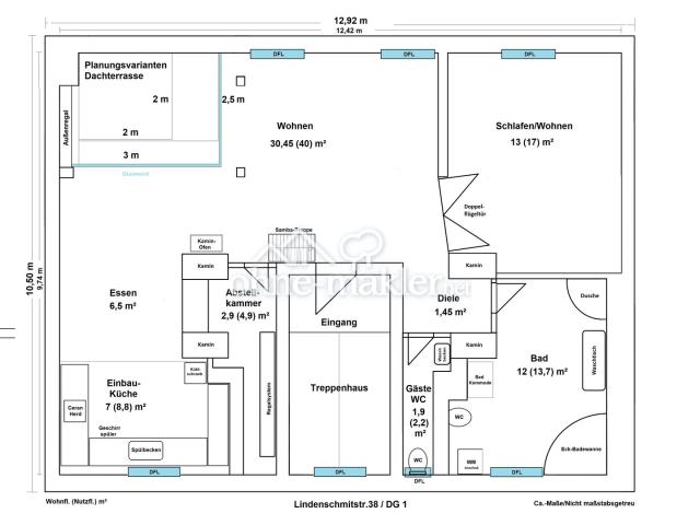 Ebene 1 Variante Dachterrasse