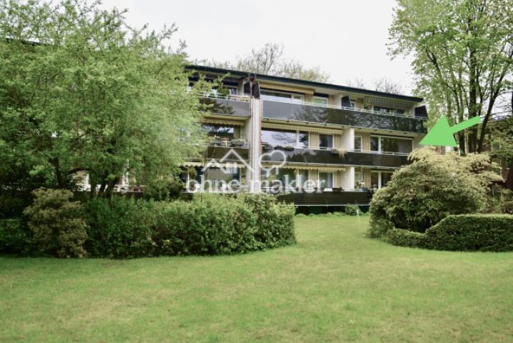 Wohnung vom Garten aus