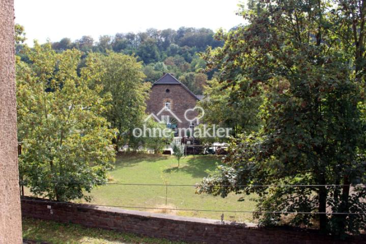 Blick v. Wohnzimmerfenster