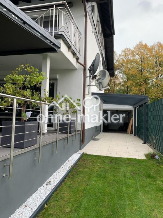 Zugang Garage zum Garten
