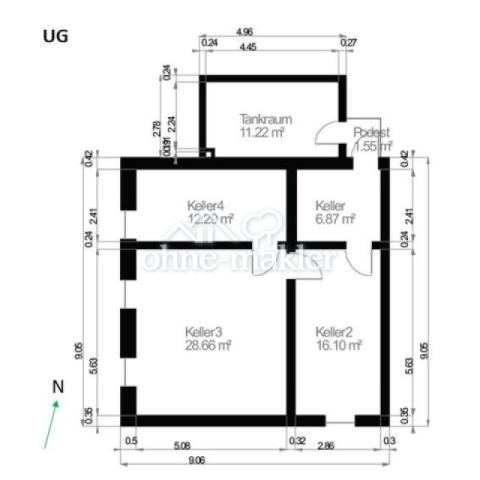 Grundriss UG