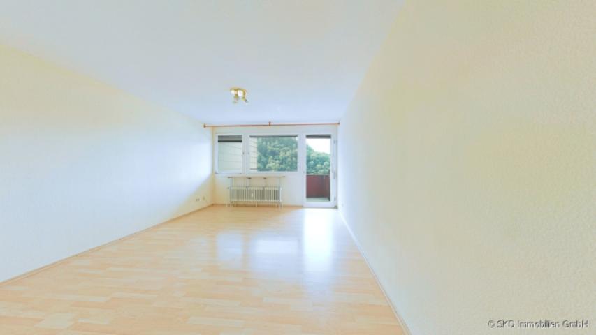Das großzügige Wohnzimmer