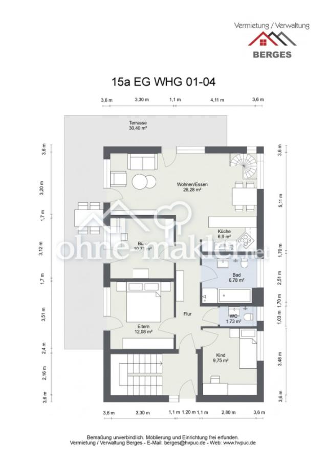 Grundriss EG 2D