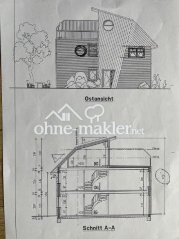 Schnitt /Ostansicht