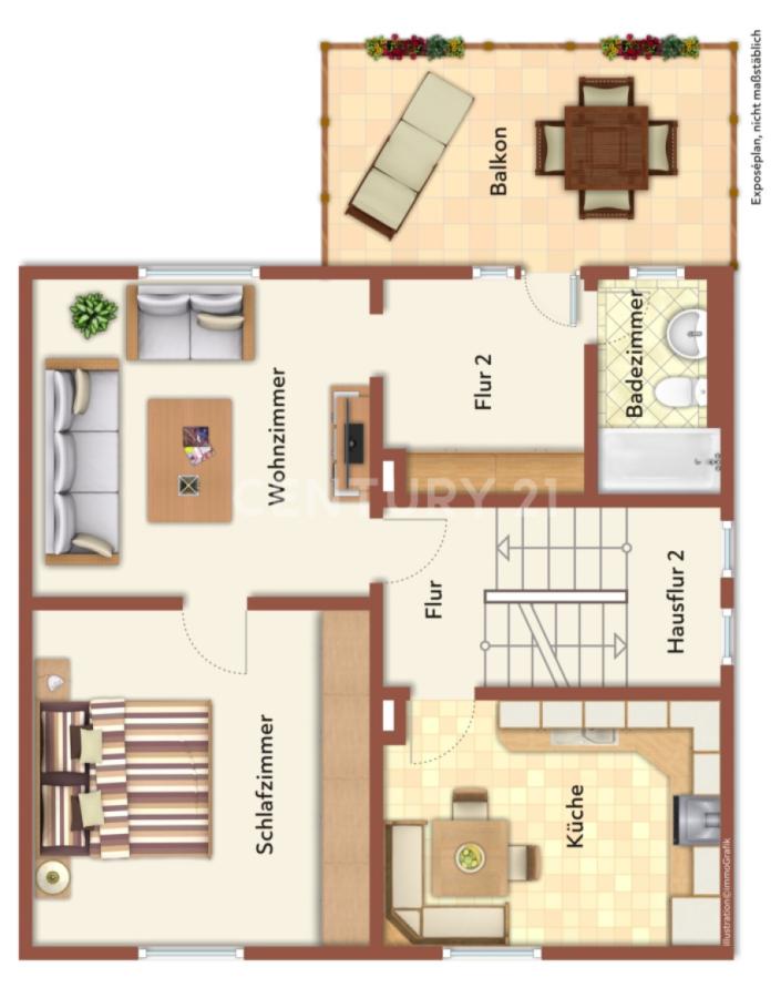 Grundriss Obergeschoss