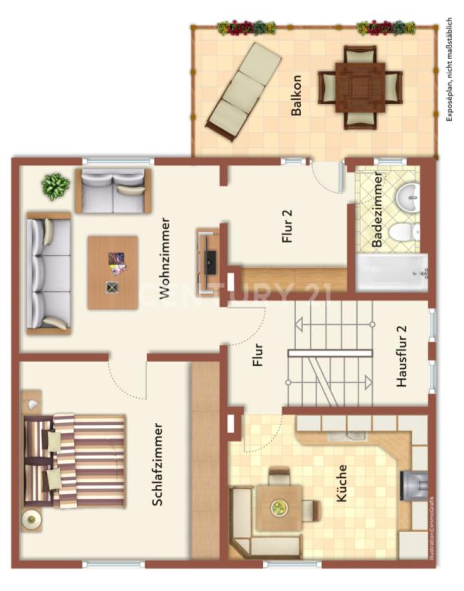 Grundriss Obergeschoss