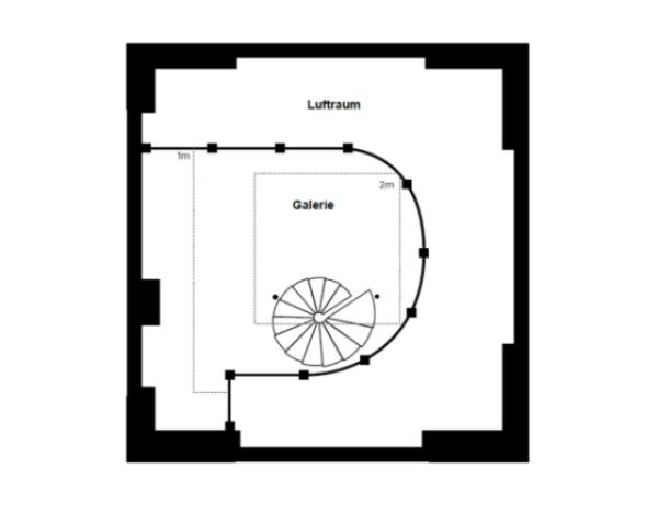 Grundriss Galerie