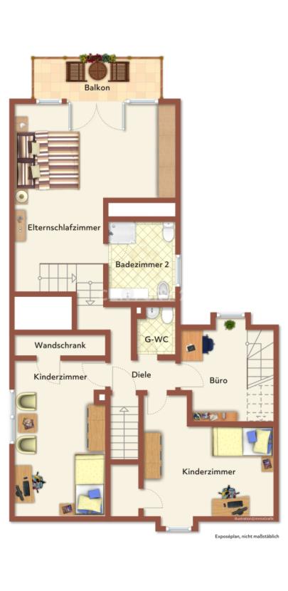 Grundriss Obergeschoss