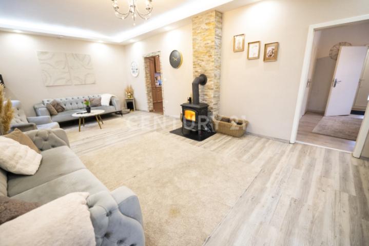 Wohnbereich mit Kaminofen