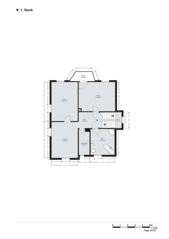WRS Immobilien Babenhausen - Grundriss Obergeschoß
