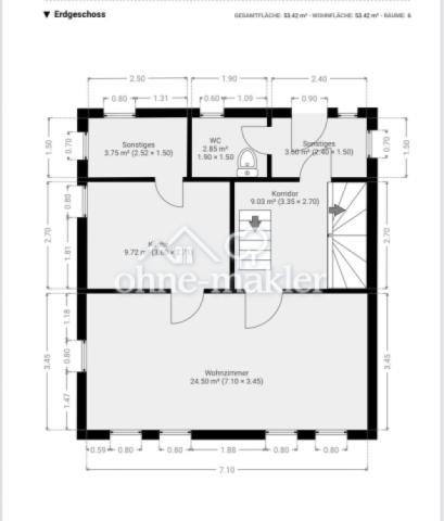 Grundriss EG (ca. Maße)