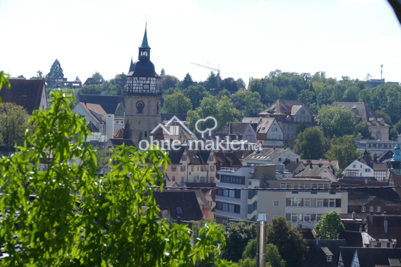 Schöner Blick auf Backnang