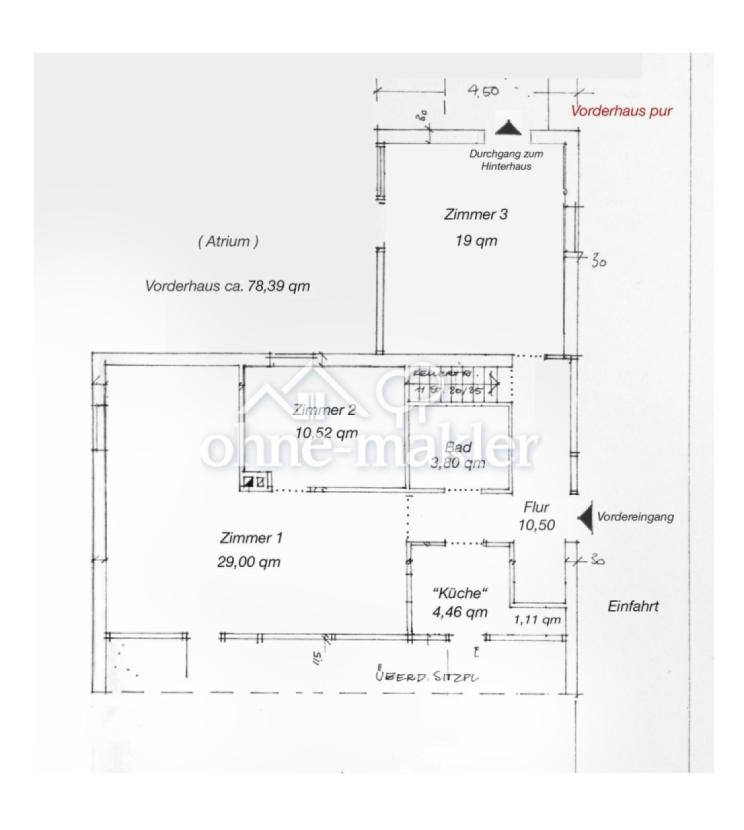 Vorderhaus Qm