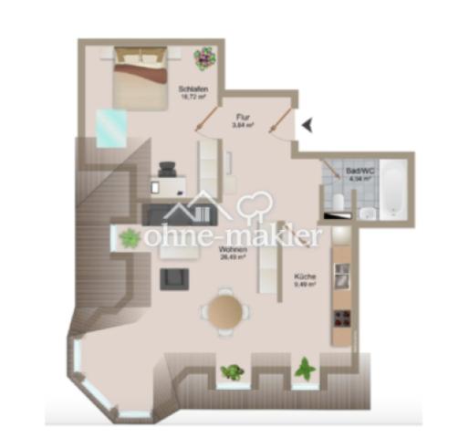 Wohnungsgrundriss