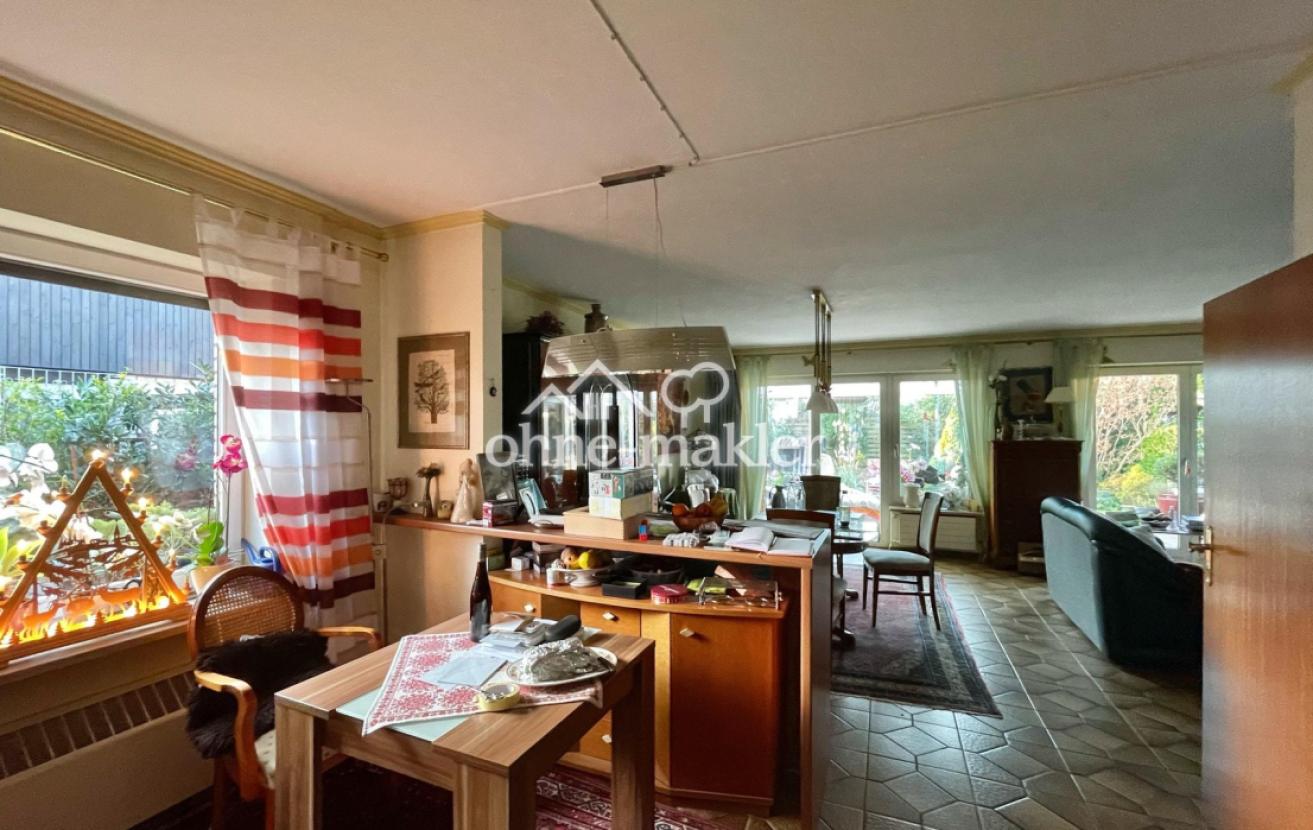 Küche in Wohnzimmer