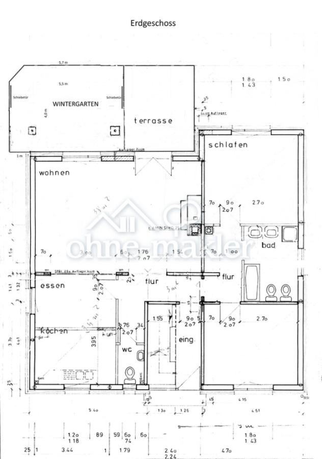 Erdgeschoss / Hauptwohnung