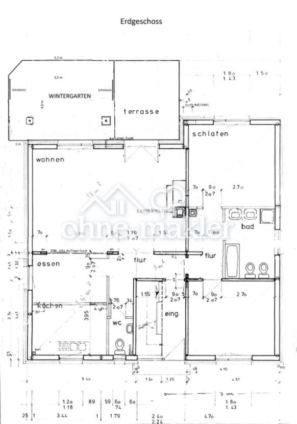 Erdgeschoss / Hauptwohnung
