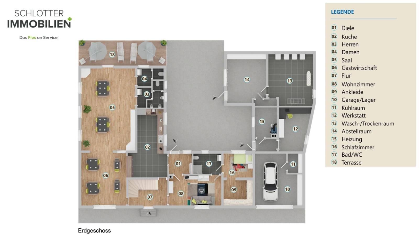 Grundriss Erdgeschoss