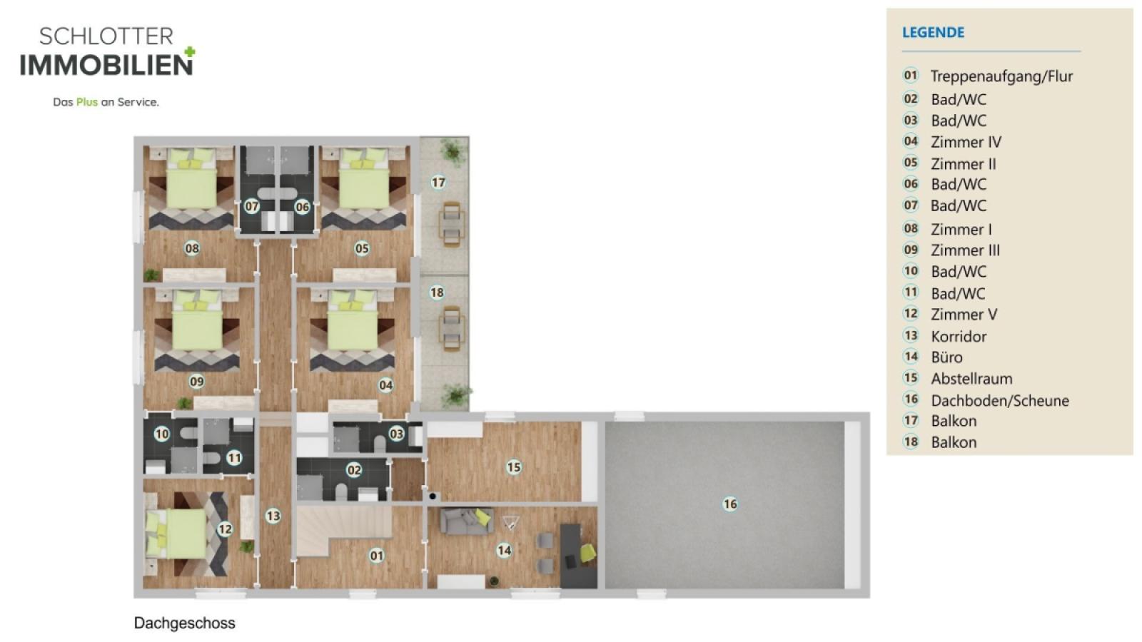 Grundriss Dachgeschoss