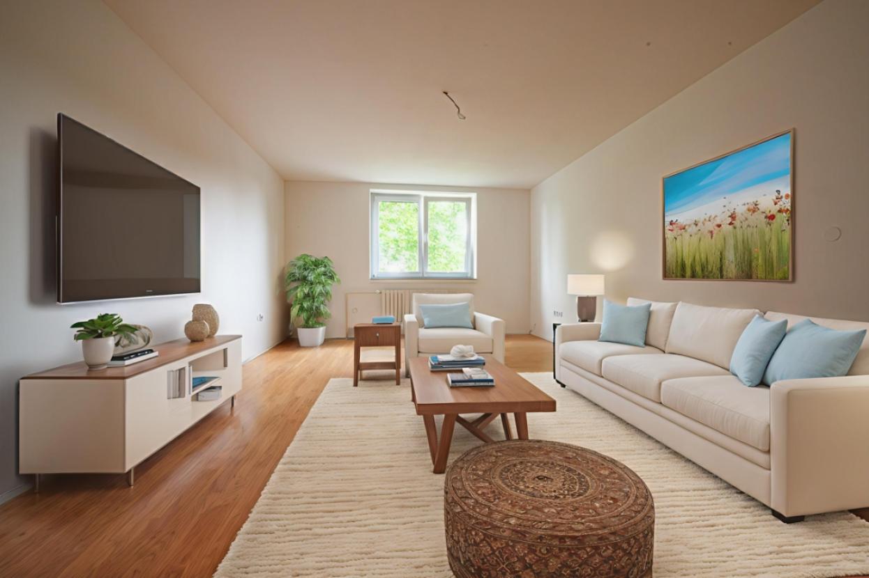 Wohnzimmer Virtual Staging