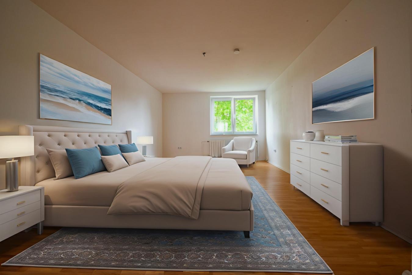 Schlafzimmer Virtual Staging