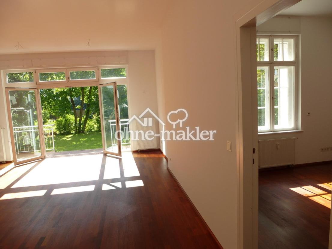 Wohnzimmer+ Zimmer zur Garten