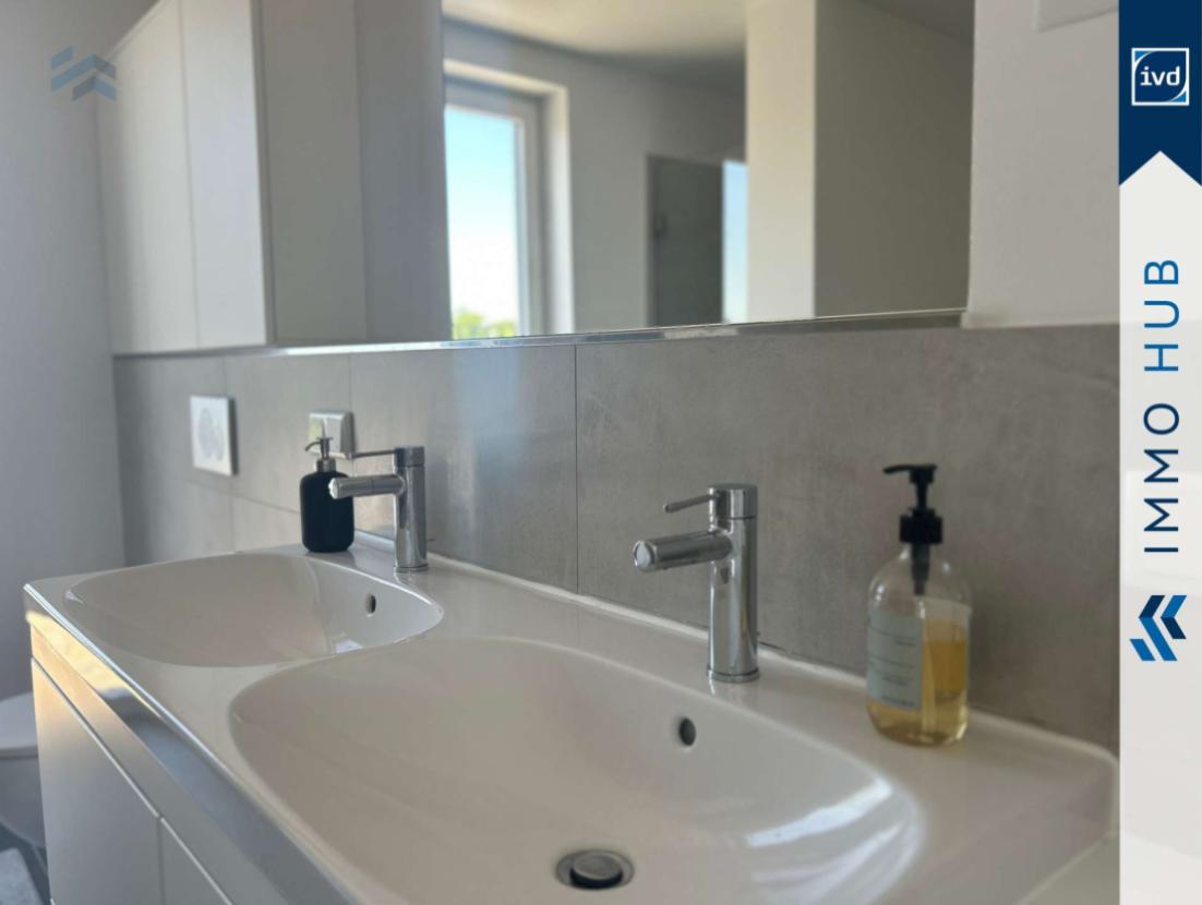 Masterbad Doppelwaschbecken