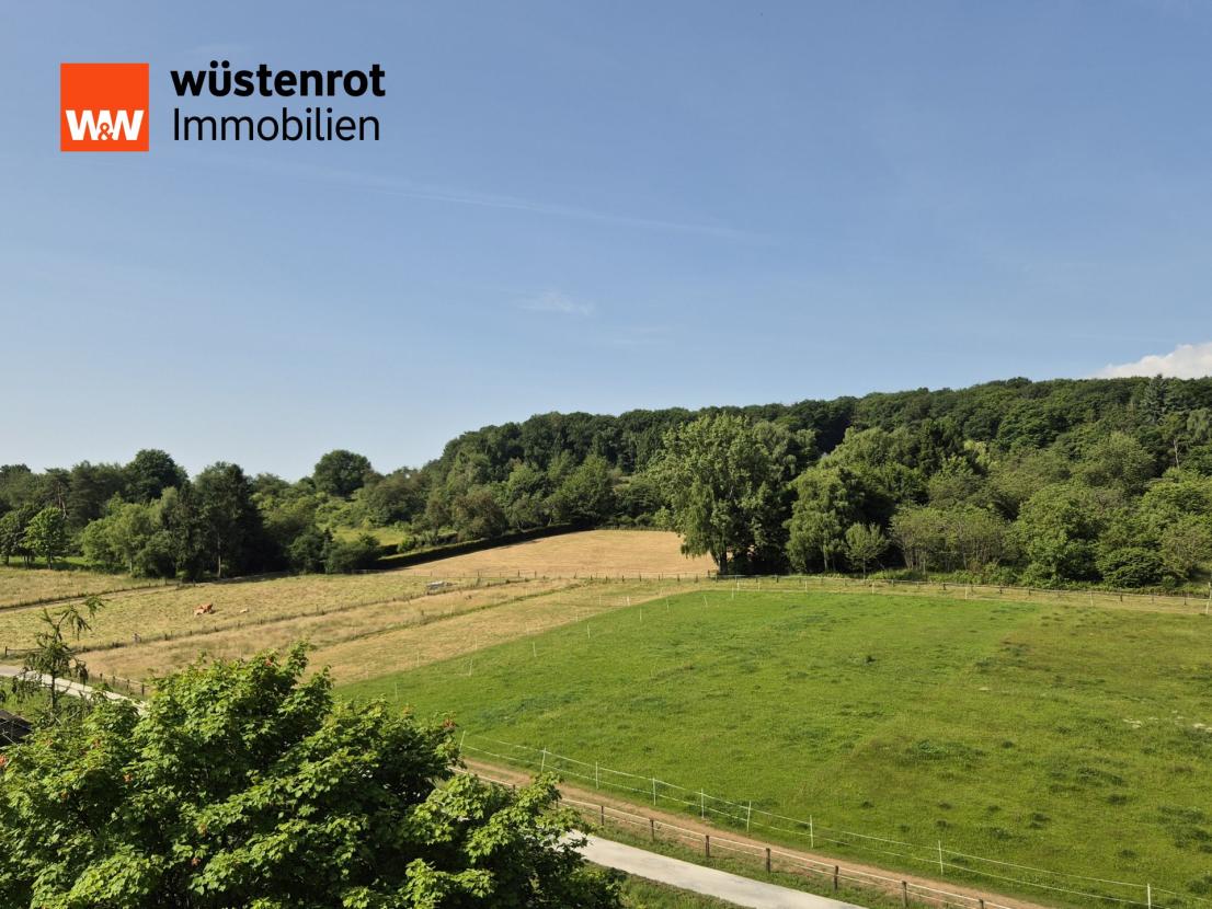 Blick vom Balkon