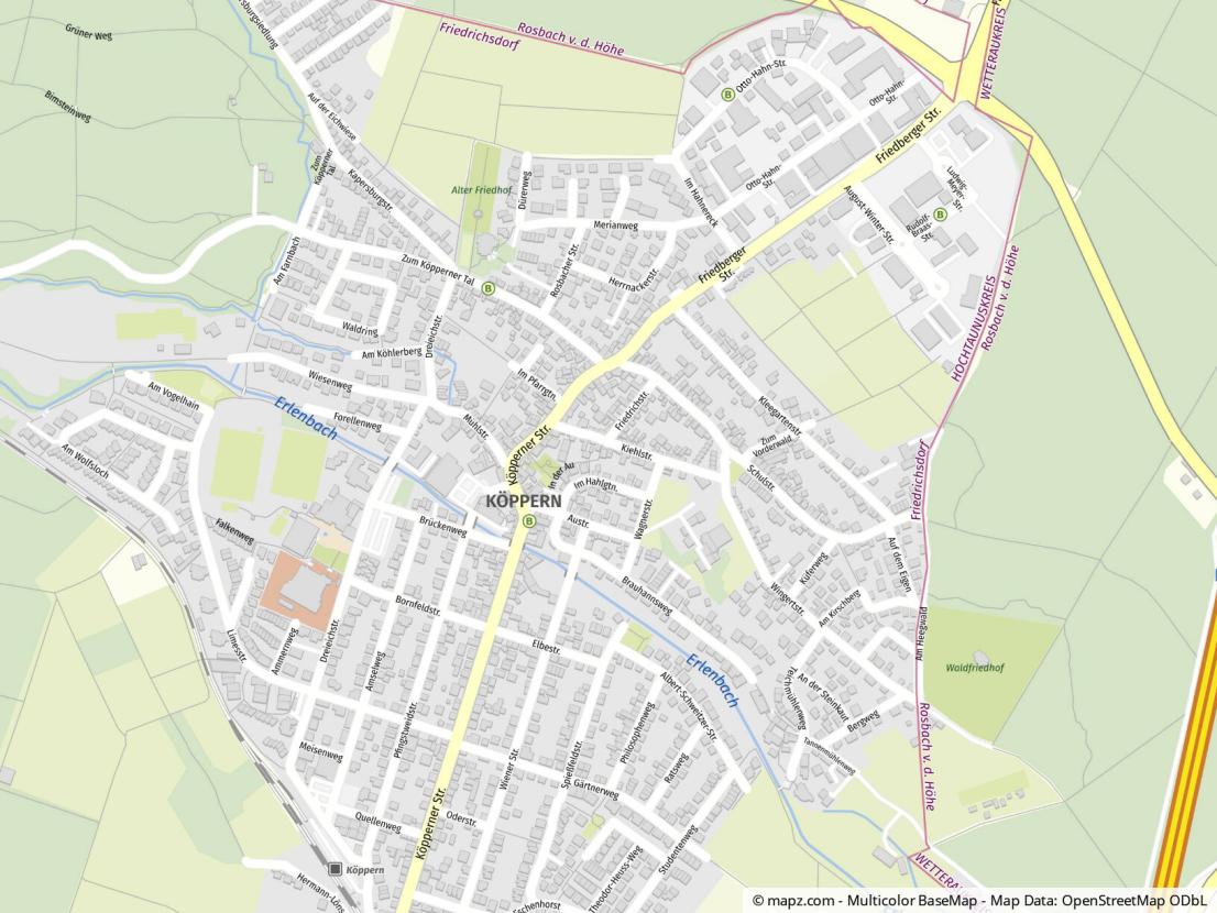 Kartenausschnitt