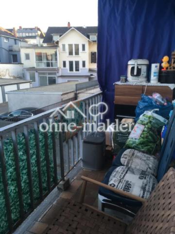 Balkon Eingang von Küche