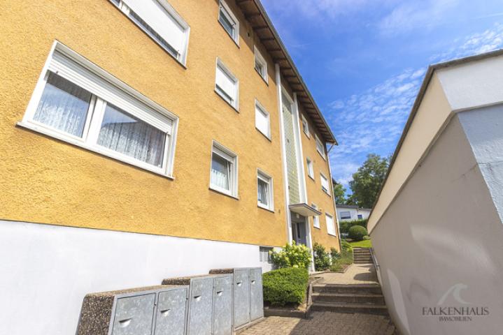 Seitliche Hausansicht