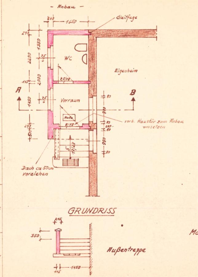 Grundriss-Anbau