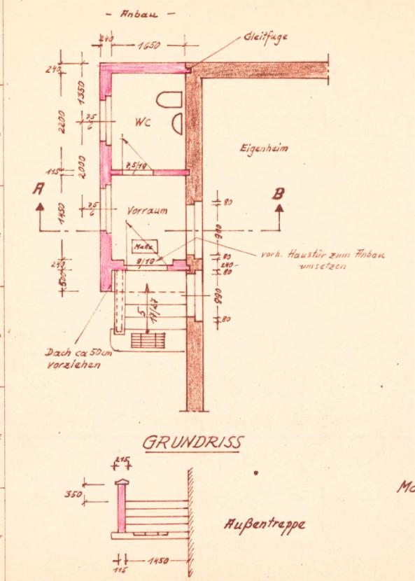 Grundriss-Anbau