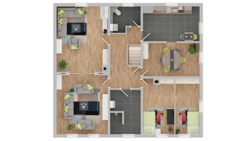 Grundriss 1. Obergeschoss