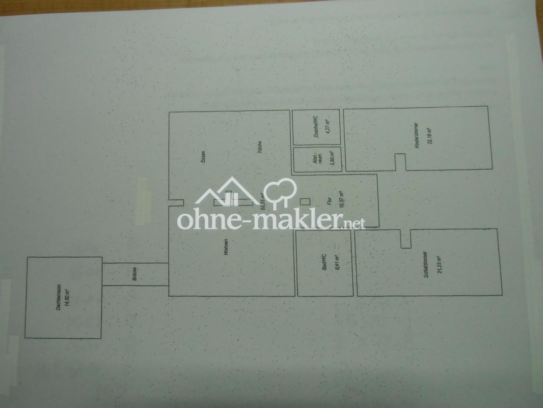 Grundriss 1.OG mit Dachterasse