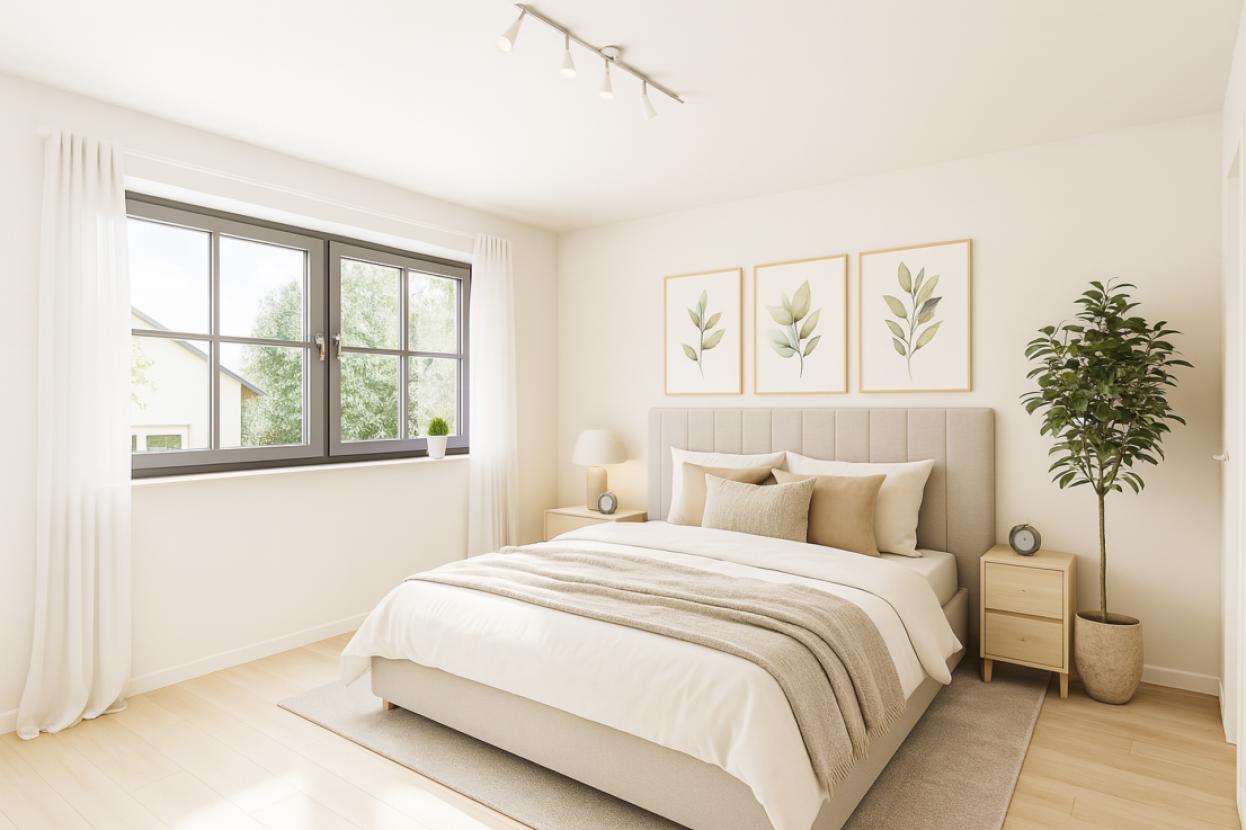 Schlafen - virtuelles Staging