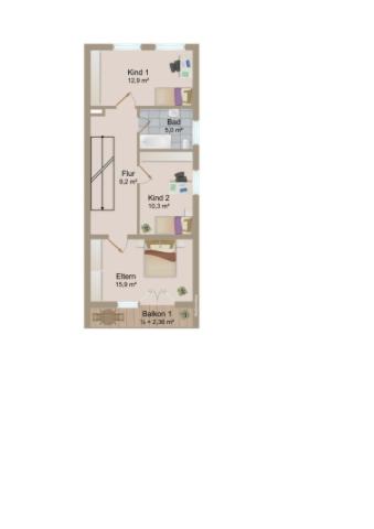 Grundriss Obergeschoss