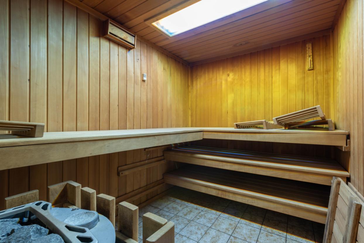 Sauna im UG