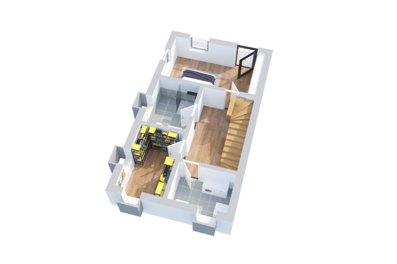 Grundriss UG - rechte Haushälfte