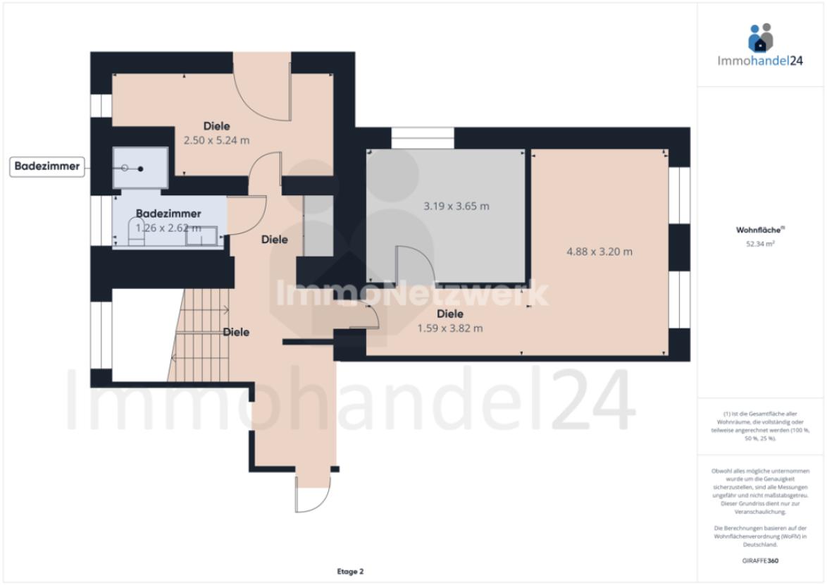 Grundriss 1 OG hinten