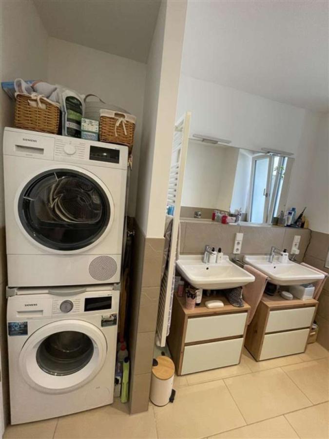 Waschmaschinenanschluss im Bad