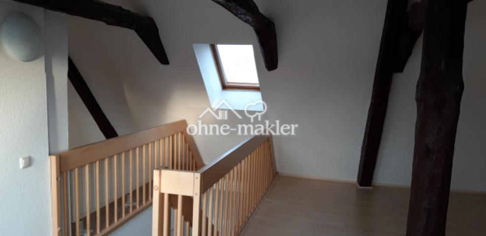 Schlafzimmer mit Aufgang