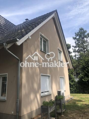 Hausansicht, Wärmepumpe