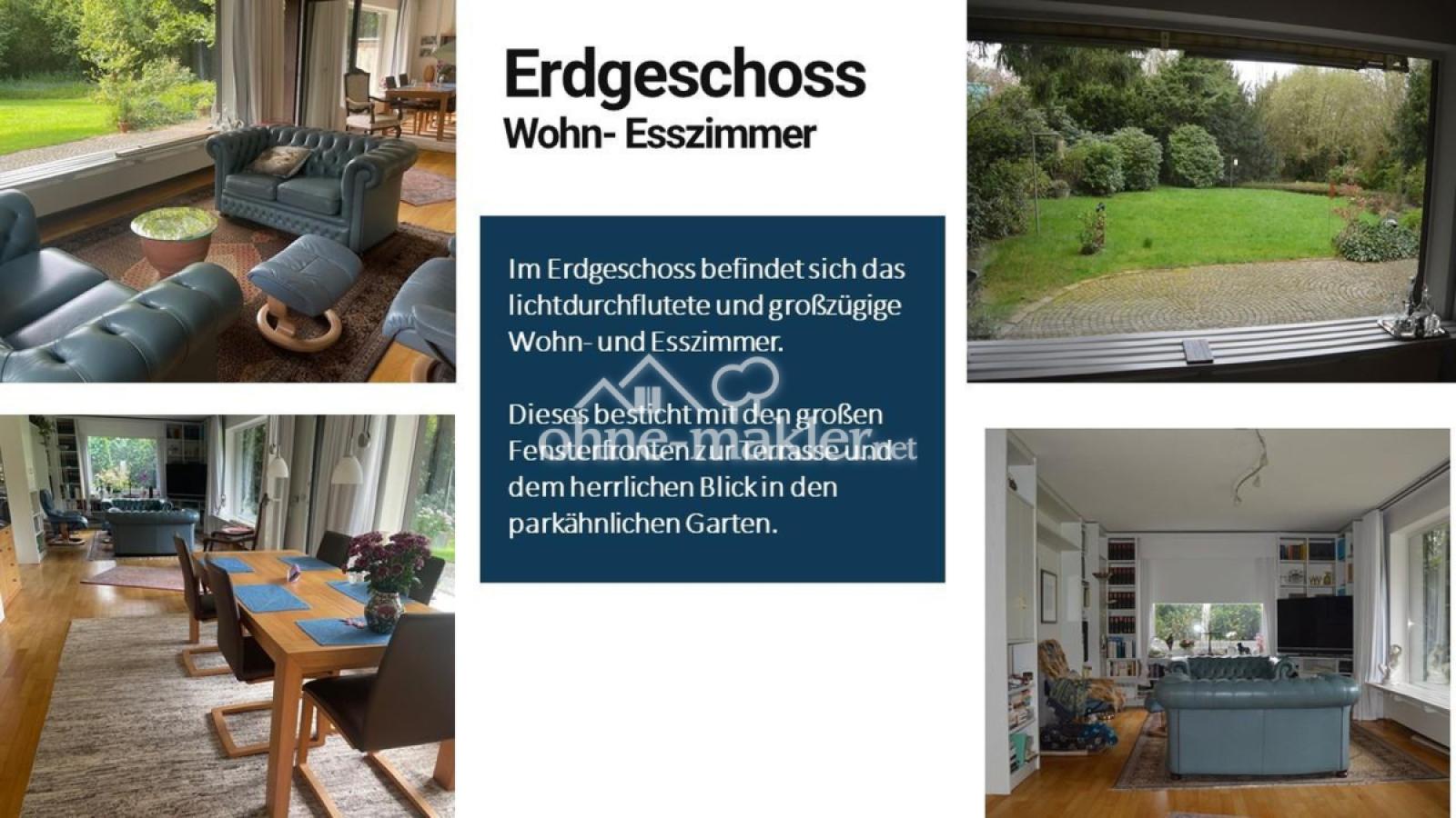 Wohn- Esszimmer mit Küche -EG