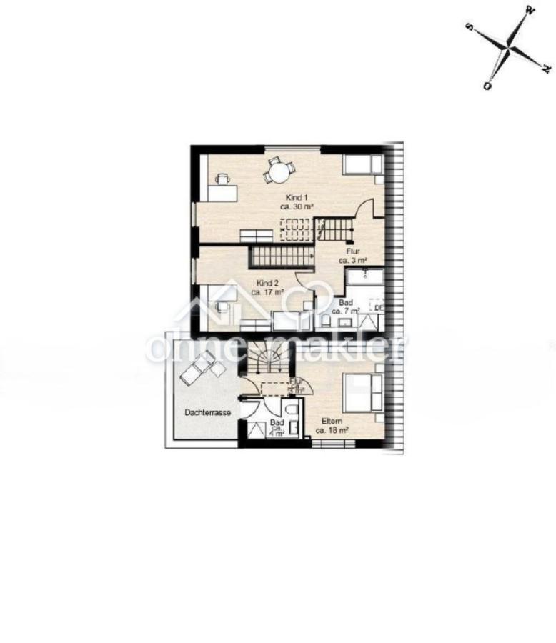 1.OG vorn u. 2.OG hinten